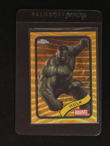 2025 Topps Chrome Marvel #128 Hulk — front