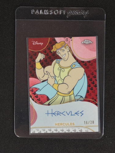 2025 Topps Chrome Disney Hercules Facsimile Auto #FA-10 — front