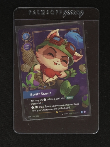 2025 Riftbound League of Legends Origins #307 Teemo Swift Scout — front