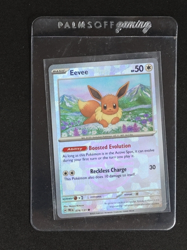 2025 Pokémon TCG Prismatic Evolutions #074 Eevee — front