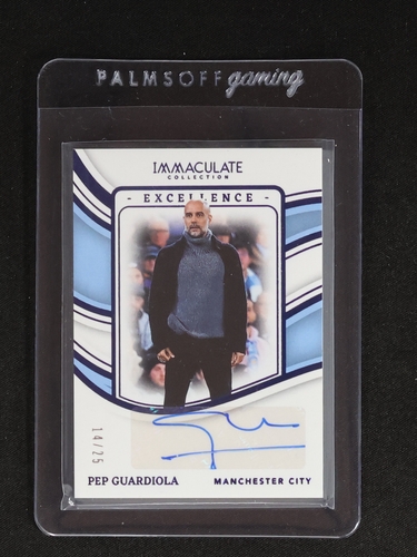 2023 Panini Immaculate Collection Excellence Pep Guardiola — front