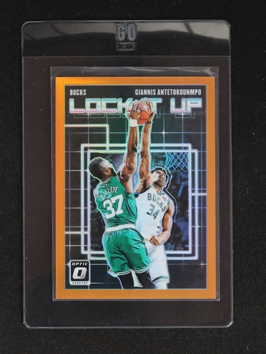 2018-19 Panini Donruss Optic #4 Giannis Antetokounmpo Lock It Up — front