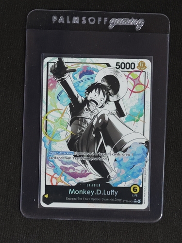 One Piece Card Game ST29-001 Monkey.D.Luffy Alternate Art Leader — front