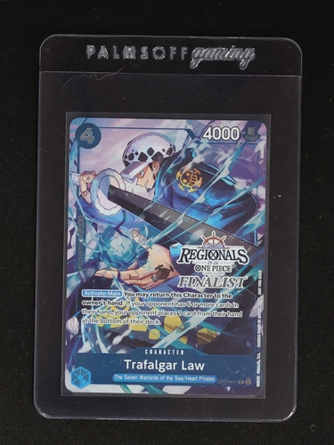2025 One Piece TCG OP07-047 Trafalgar Law Offline Regional Finalist — front