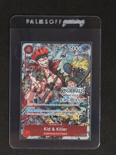 2025 One Piece Offline Regionals Finalist EB01-003 Kid & Killer — front