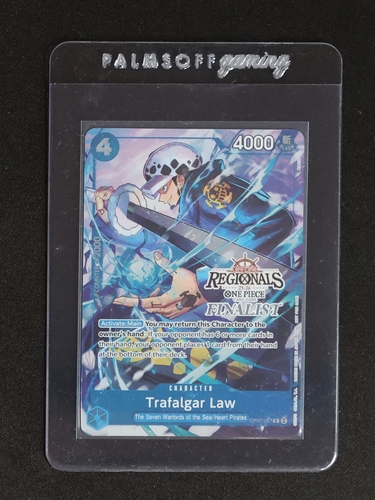 2025 One Piece TCG OP07-047 Trafalgar Law Offline Regional Finalist — front