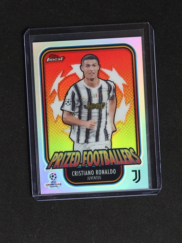 2020-21 Topps Finest UEFA Champions League #PF-CR Cristiano Ronaldo Prized Footballers — front