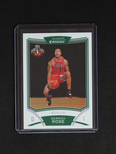 2008-09 Bowman Chrome #111 Derrick Rose — front