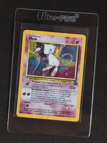 2000 Pokemon Black Star Promo #9 Mew — front