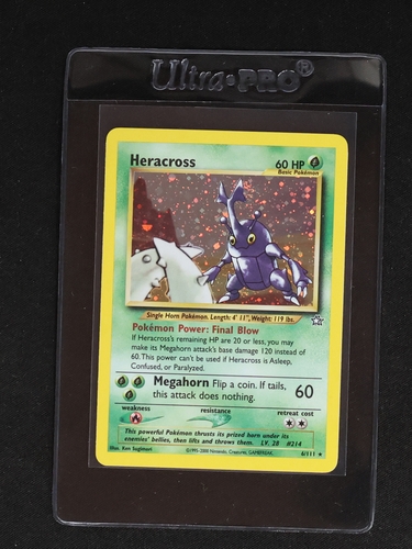 2000 Pokémon Neo Genesis #6 Heracross — front