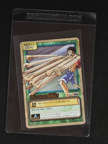 One Piece Cardgame EX Grand Battle 3! Pack Foil G3-W01 Luffy Bandai 2003 — front
