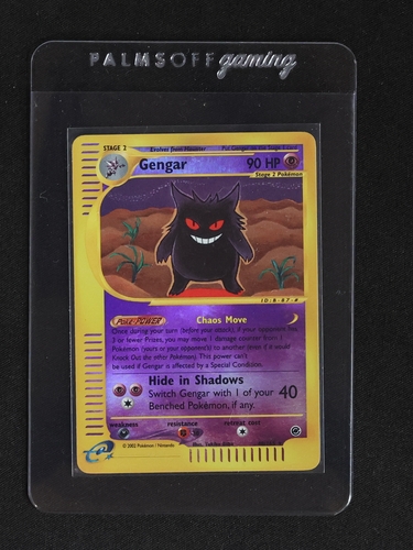 2002 Pokemon Expedition #13 Gengar — front