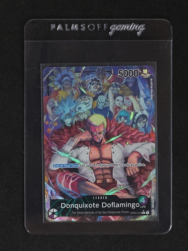 2023 One Piece OP04-019 Donquixote Doflamingo Leader Alt Art — front