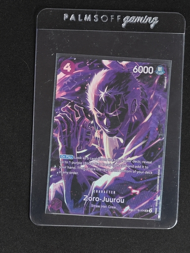 2025 One Piece OP12 Legacy of the Master #004 Zoro-Juurou — front