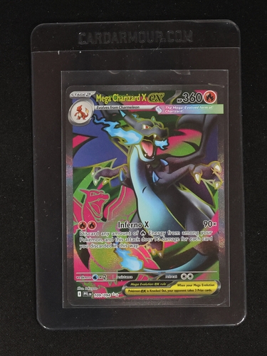 2025 Pokémon TCG Phantasmal Flames #109 Mega Charizard X EX — front