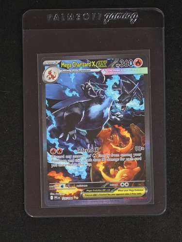 2025 Pokémon TCG #125 Mega Charizard X EX Phantasmal Flames — front