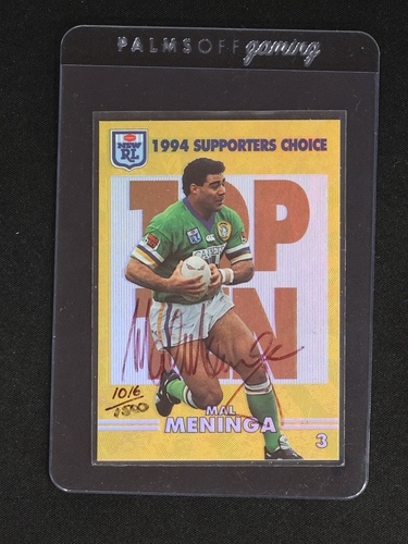 1994 NRL Supporters Choice #3 Mal Meninga — front
