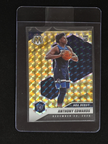 2020-21 Panini Mosaic #261 Anthony Edwards NBA Debut Rookie — front