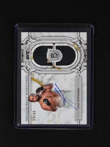 2024 Topps Royalty UFC Regalia Relic Signatures #39 Tai Tuivasa — front