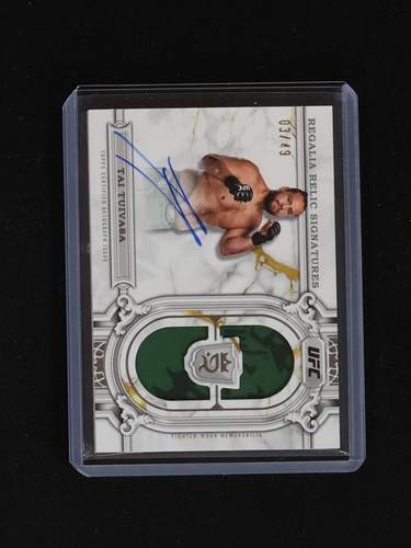 2024 Topps Royalty UFC Regalia Relic Signatures #RRS-TTV Tai Tuivasa — front