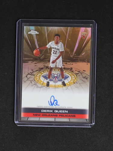 2025-26 Topps Chrome Autograph Issue #TAIR-DQ Derik Queen — front