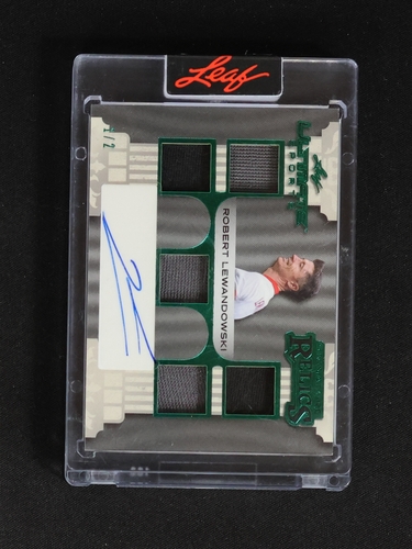 2024 Leaf Ultimate Sports Signature Relics Patch Auto Robert Lewandowski — front