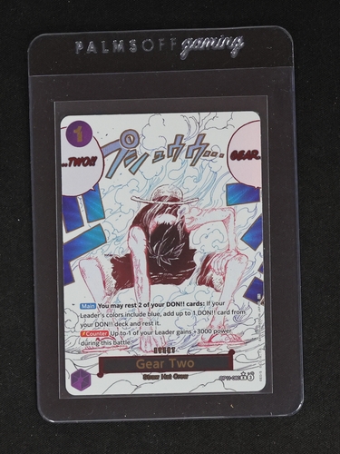 2025 One Piece A Fist of Divine Speed Gear Two Alternate Art #OP11-080 — front