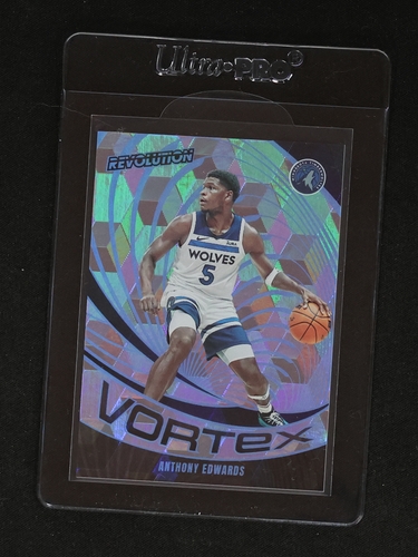 2023-24 Panini Revolution #34 Anthony Edwards Vortex — front