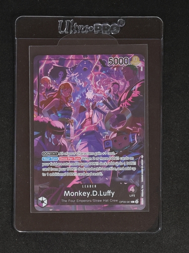 2025 One Piece Card Game OP09-061 Monkey D. Luffy — front