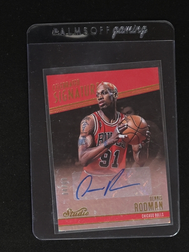 2016 Panini Studio Celebrated Signatures Dennis Rodman #CS-DROD — front