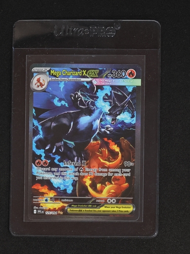 2025 Pokemon Mega Charizard X EX 125/094 Phantasmal Flames — front