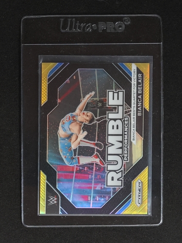 2024 Panini Prizm WWE #18 Bianca Belair Rumble Performances — front