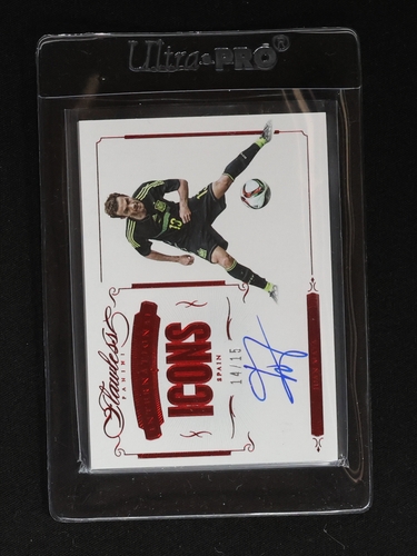 2015 Panini Flawless International Icons #14 Santi Cazorla — front