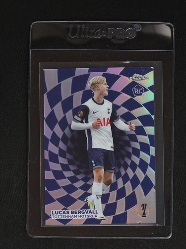 2024-25 Topps Chrome UEFA Club Competitions #112 Lucas Bergvall — front