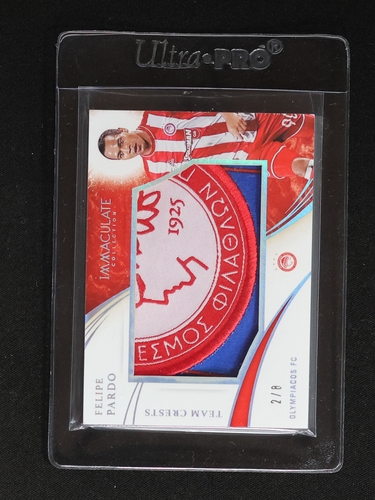 2023 Immaculate Collection Felipe Pardo #2/8 Team Crests Patch — front