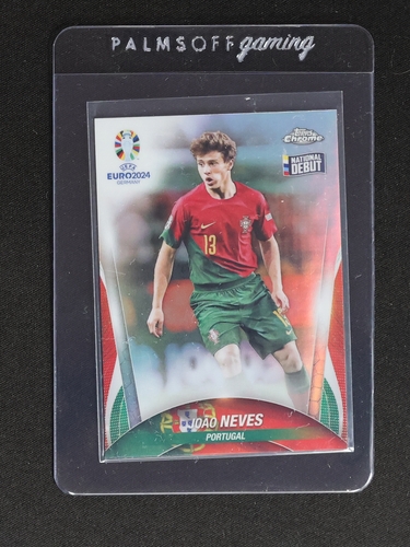 2024 Topps Chrome UEFA Euro National Debut #46 Joao Neves — front