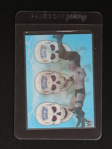 1999 Artbox WWF Lenticular Motion Stone Cold Steve Austin #33 — front