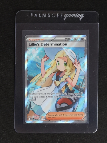 2022 Pokémon TCG Mega Evolution #169 Lillie's Determination — front
