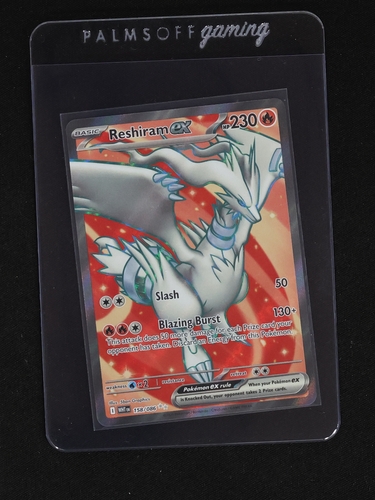 2025 Pokémon Scarlet Violet #158/086 Reshiram EX — front