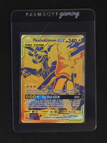 2021 Pokémon TCG SM248 Pikachu & Zekrom GX — front