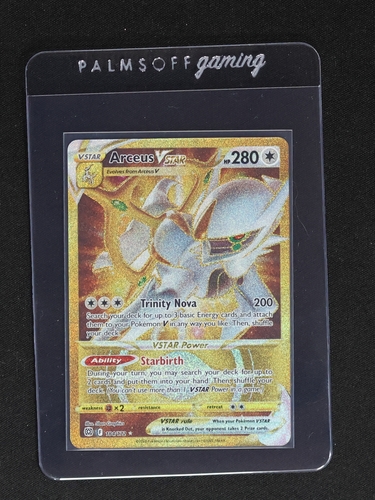 2022 Pokémon TCG Sword & Shield Brilliant Stars #184 Arceus VSTAR — front