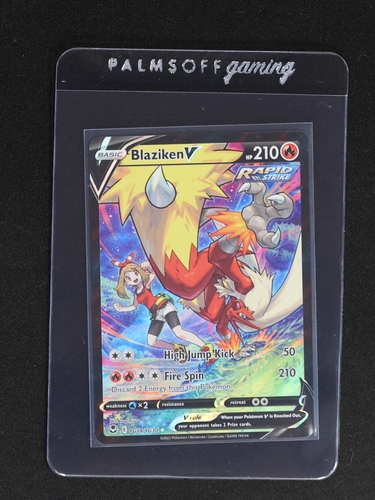 2022 Pokémon SWSH12: Silver Tempest #TG14/TG30 Blaziken V — front