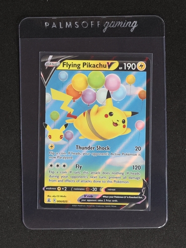 2021 Pokemon Celebrations #006/025 Flying Pikachu V — front