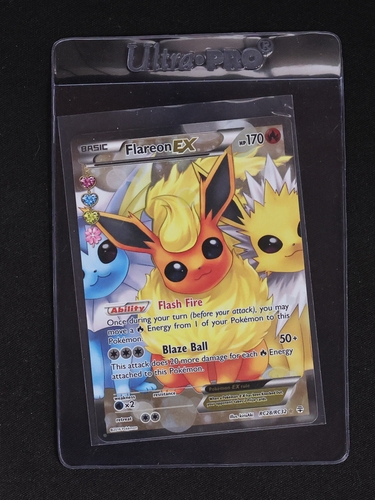 2016 Pokémon Generations Radiant Collection #RC28 Flareon EX — front
