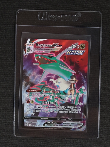 2022 Pokémon Sword & Shield Silver Tempest #TG20 Rayquaza VMAX — front
