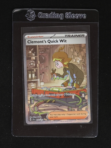 2023 Pokémon TCG Surging Sparks #243 Clemont's Quick Wit — front
