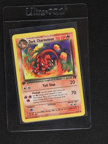 2000 Pokémon Team Rocket #32 Dark Charmeleon — front