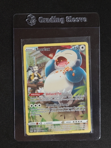 2022 Pokemon SWSH Lost Origin #TG10 Snorlax Trainer Gallery — front