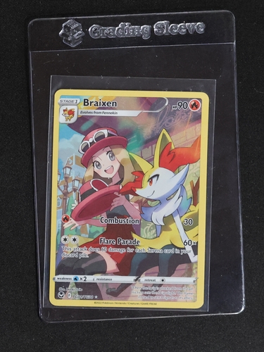 2022 Pokémon Silver Tempest Trainer Gallery #TG01 Braixen — front
