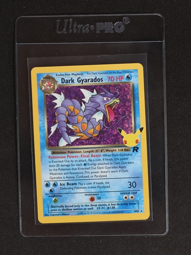 2021 Pokémon Celebrations #8 Dark Gyarados — front